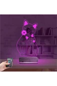 Kirppi 3d Lamba Sevimli Kedi Masa Gece Lambası - 4