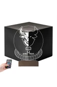 Kirppi 3d Lamba Crypto Shiba Treat Coin Kripto Finans Masa Gece Lambası - 1