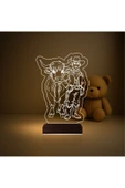 Kirppi 3d Lamba Çocuk Odası İnek Kovboy Masa Gece Lambası - 5