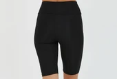 Kadın Siyah Yüksek Bel Kısa Tayt MTLCKT-01 thumbnail 5