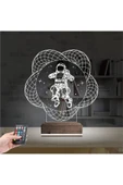 Kirppi 3d Lamba Astronot Uzay Masa Gece Lambası - 2