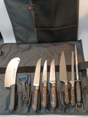 Sürbisa Çantalı Aşçı Gastronomi Handmade Bıçak Seti 9'lu Set - 1