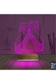 negelsin 3d Lamba Balerin Bale Ayakkabısı Kişiye Özel Masa Gece Lambası - 4