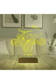 Kirppi 3d Lamba Atv Outdoor Motor Tasarım Kişiye Özel Masa Gece Lambası - 6