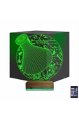 Kirppi 3d Lamba Kimya Kimyager Kişiye Özel Masa Gece Lambası - 1