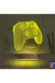 Kirppi 3d Lamba Joystick Oyun Konsolu Kişiye Özel Masa Gece Lambası - 5
