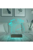 Kirppi 3d Lamba Güzellik Uzmanı Hediye Makyaj Çantası Kişiye Özel Masa Gece Lambası - 3