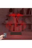 Kirppi 3d Lamba Doktor Hediye Tıp Logo Kişiye Özel Masa Gece Lambası - 5