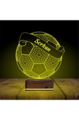 negelsin 3d Lamba Futbolcu Hediye Futbol Top Kişiye Özel Masa Gece Lambası - 6
