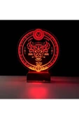 Kirppi 3d Lamba Astroloji Boğa Burcu Kişiye Özel Masa Gece Lambası - 7