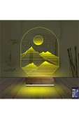 Kirppi 3d Lamba Uzay Gezegen Yıldız Masa Gece Lambası - 5