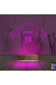 Kirppi 3d Lamba Futbol Forma Taraftar Kişiye Özel Masa Gece Lambası - 4