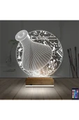 Kirppi 3d Lamba Kimya Kimyager Kişiye Özel Masa Gece Lambası - 2