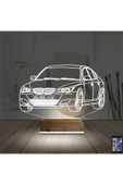 Kirppi 3d Lamba Spor Araba Bmw Kişiye Özel Masa Gece Lambası - 2