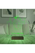 Kirppi 3d Lamba Kalp Cerrah Tıp Tasarım Doktora Hediye Kişiye Özel Masa Gece Lambası - 7