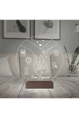 Kirppi 3d Lamba Yeni Doğan Bebek Hediye V1 Kişiye Özel Masa Gece Lambası - 2