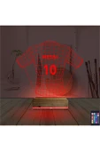 Kirppi 3d Lamba Futbol Forma Taraftar Kişiye Özel Masa Gece Lambası - 7
