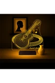 Kirppi 3d Lamba Klasik Gitar Enstrüman Gitarist Hediye Kişiye Özel Masa Gece Lambası KRPP3DK377 - 1