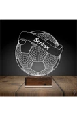 negelsin 3d Lamba Futbolcu Hediye Futbol Top Kişiye Özel Masa Gece Lambası - 2