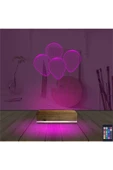 Kirppi 3d Lamba Balon Kutlama Doğum Günü Masa Gece Lambası - 4