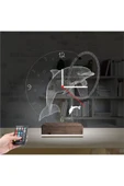 Kirppi 3d Saat Lamba Yunus Balığı V1 Masa Gece Lambası - 2