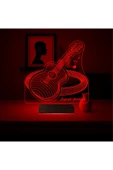 Kirppi 3d Lamba Klasik Gitar Enstrüman Gitarist Hediye Kişiye Özel Masa Gece Lambası KRPP3DK377 - 2