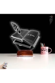 Kirppi 3d Lamba Öğretmene Hediye Kitap Mesajlı Kişiye Özel Masa Gece Lambası - 2
