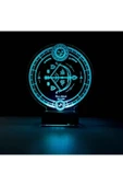 Kirppi 3d Lamba Astroloji Yay Burcu Kişiye Özel Masa Gece Lambası - 4