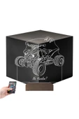 Kirppi 3d Lamba Atv Outdoor Motor Tasarım Kişiye Özel Masa Gece Lambası - 1