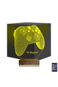 Kirppi 3d Lamba Joystick Oyun Konsolu Kişiye Özel Masa Gece Lambası - 1