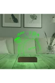 Kirppi 3d Lamba Güzellik Uzmanı Hediye Makyaj Çantası Kişiye Özel Masa Gece Lambası - 7