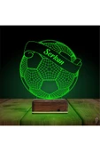 negelsin 3d Lamba Futbolcu Hediye Futbol Top Kişiye Özel Masa Gece Lambası - 7