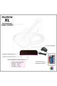 Kirppi 3d Lamba Klasik Gitar Enstrüman Gitarist Hediye Kişiye Özel Masa Gece Lambası KRPP3DK377 - 7