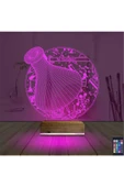 Kirppi 3d Lamba Kimya Kimyager Kişiye Özel Masa Gece Lambası - 4