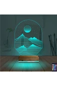 Kirppi 3d Lamba Uzay Gezegen Yıldız Masa Gece Lambası - 3