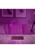 Kirppi 3d Lamba Güzellik Uzmanı Hediye Makyaj Çantası Kişiye Özel Masa Gece Lambası - 5