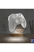 Kirppi 3d Lamba Joystick Oyun Konsolu Kişiye Özel Masa Gece Lambası - 2