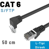 IRENIS CAT6 S/FTP Dirsek Kablo 50 cm thumbnail 1