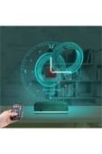 negelsin 3d Lamba Kişiye Özel Saat Sevgiliye Hediye Alyans Yüzük Yıldönümü - 3