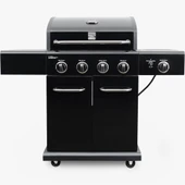 Kenmore PG-40409S0LB-1 Gazlı 4 Ocaklı Barbekü - Siyah - 1