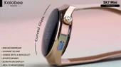 SK7 Mini Smartwatch 1.27 inç 235mA  3 Kordonlu Kadın Akıllı Saati thumbnail 3