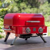 Kenmore KT-R40003-RD Gazlı 2 Ocaklı Masa Üstü Barbekü - Kırmızı - 8