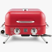 Kenmore KT-R40003-RD Gazlı 2 Ocaklı Masa Üstü Barbekü - Kırmızı - 2