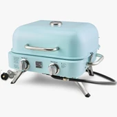 Kenmore KT-R40003-TQ Gazlı 2 Ocaklı Masa Üstü Barbekü - Turkuaz - 1