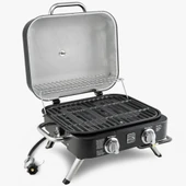 Kenmore KT-R40003-BK Gazlı 2 Ocaklı Masa Üstü Barbekü - Siyah - 4