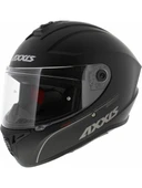 AXXIS DRAKEN S SOLID V.2 MAT SİYAH KASK MAT SİYAH - 1