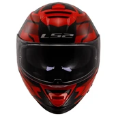 LS2 STORM 2 TRACKER KASK SİYAH - KIRMIZI - 2