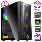 RaXius Nova G1 R5 4060-56G013 Ryzen5 5600G 32GB 1TBSSD RTX4060 W11P Gaming Masaüstü Bilgisayar - 2