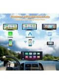 Taşınabilir Kablosuz Carplay ve Android Auto 10.26INÇ Dokunmatik Ekran thumbnail 4