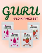 Guru 4'lü Kırmızı Set Meyve Kurusu - 1